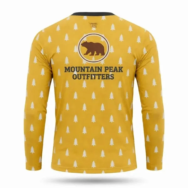 Sublimated 150G Interlock Long Sleeve T-Shirt Unisex