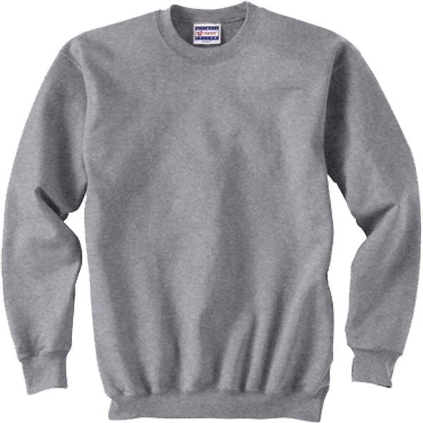 Hanes 90/10 Ultimate Cotton Crew - Light/Heather