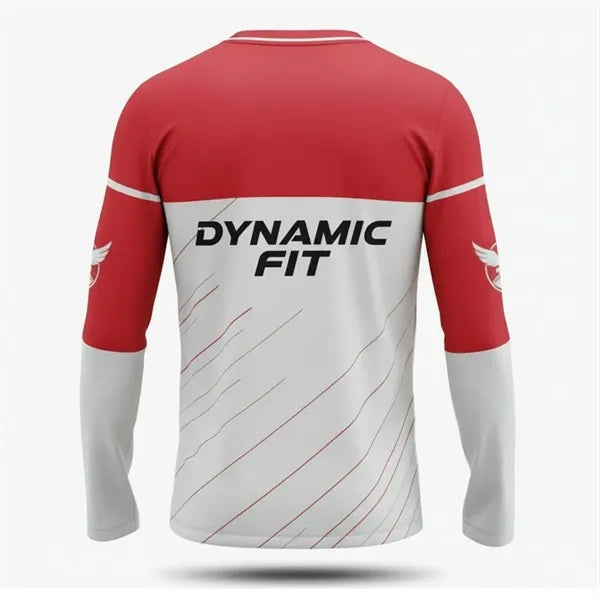 Sublimated Birdseye Mesh 160G Long Sleeve T-Shirt