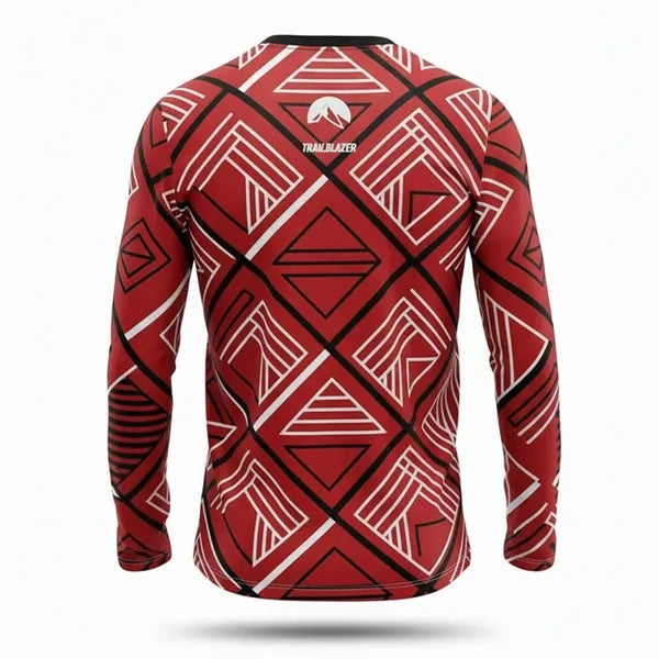 Sublimated Butterfly Mesh 160G Long Sleeve T-Shirt