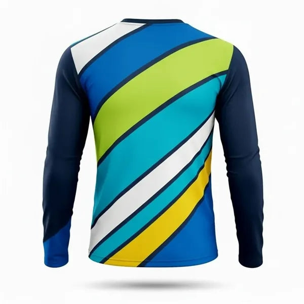 Sublimated Waffle Grid 125G Long Sleeve T-Shirt
