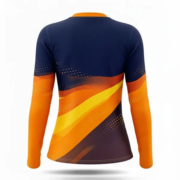 Women's Full Color Cotton Feel Long Sleeve T-Shirt