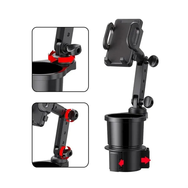 2-in-1 Universal Car Cup Holder Phone Stand