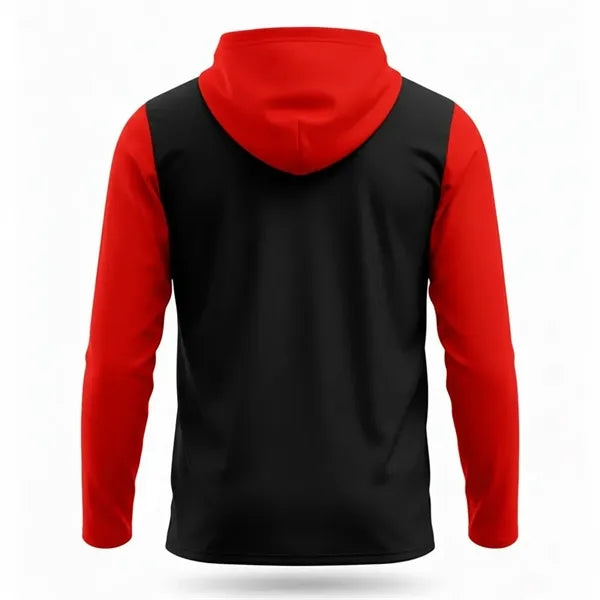 Men's Full Color Long Sleeve Hooded T-Shirt (UPF DriFit)