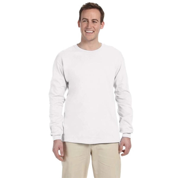 Gildan Ultra Cotton Long Sleeve Tee - White/Neutral