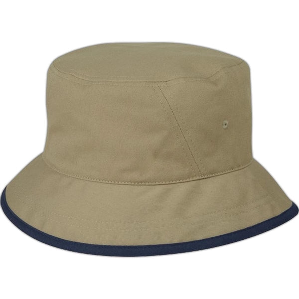 Cotton Twill Bucket Hat - Embroidered