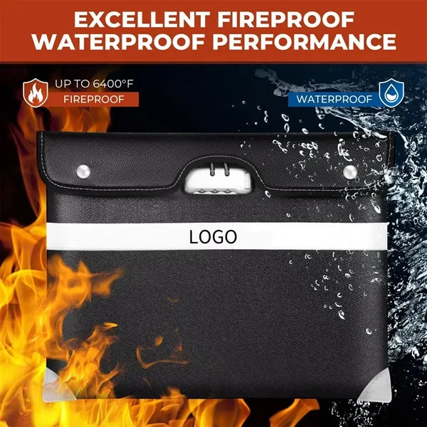 Fireproof Document Bag with Lock