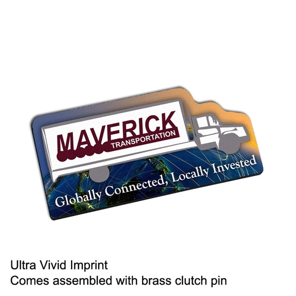 Ultra Vivid Recycled Wood Lapel Pins