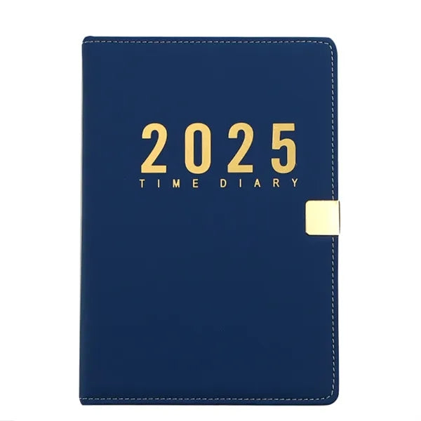 2025 A5 PU Leather Cover Planner Notebook