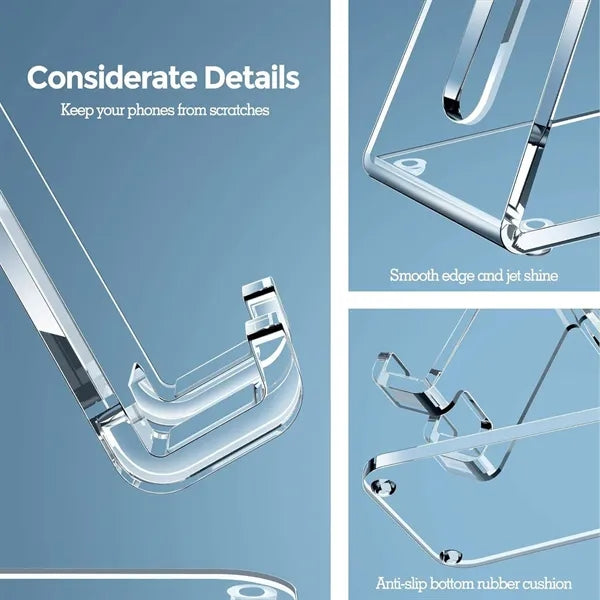Acrylic Clear Desktop Phone Holder