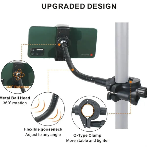 Plastic Flexible Microphone Phone Holder