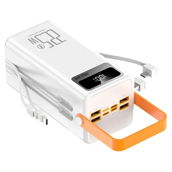 100000mAh Fast Charging Power Bank w/ Built-In Cable