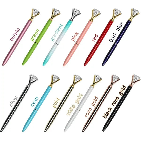 Crystal Metal Ballpoint Pens