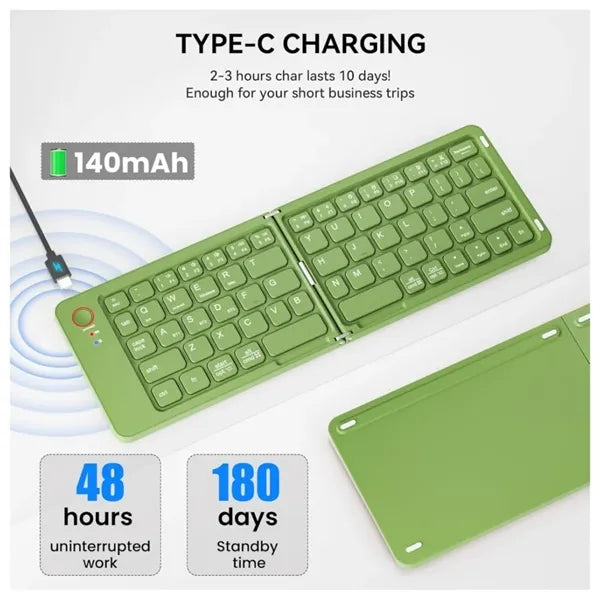 Mini Foldable Bluetooth Keyboard