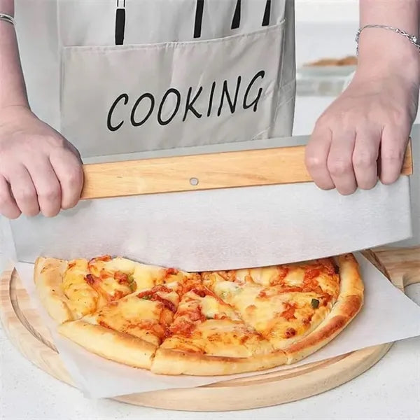 Wooden Handle Pizza Knife