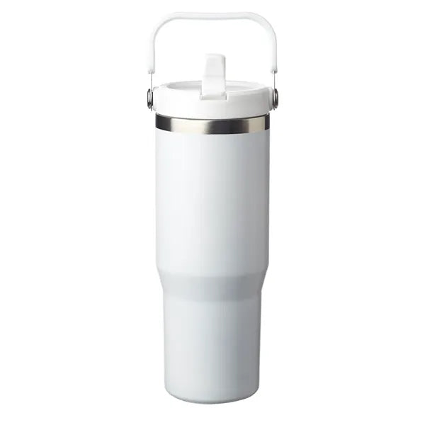 30 oz. Bronx Stainless Travel Mug with Carrying Handle