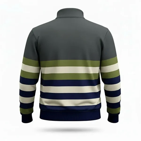 Sublimated Unisex 310G Fleece Lined Quarter Zip Sweatshirt