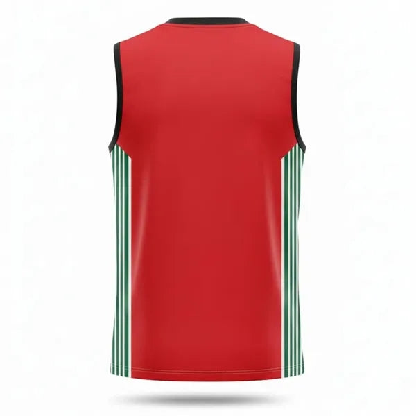 Spun Polyester Sublimated Sleeveless T Shirt Cotton Feel