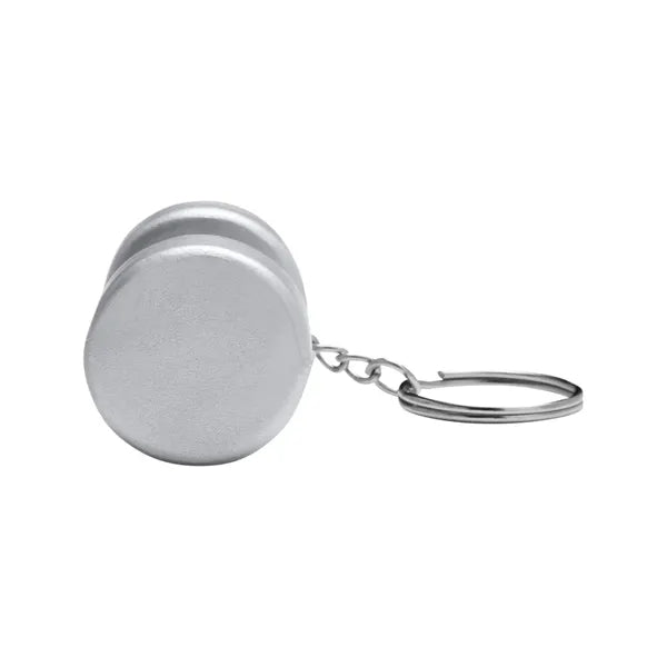 Dumbbell Shape Stress Ball Keychain