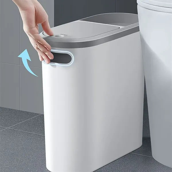 Bathroom Trash Can w/ Lid