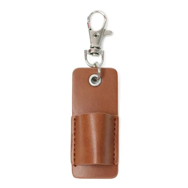 Leather Pen Holder Keychain
