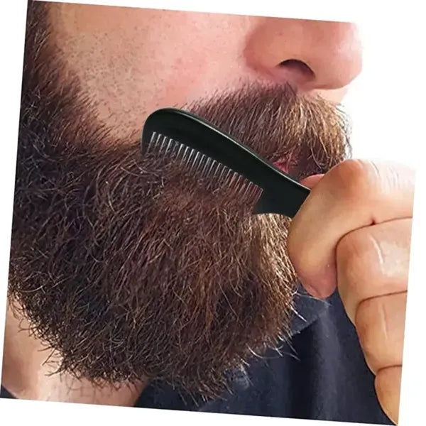 Plastic Mini Mustache Comb