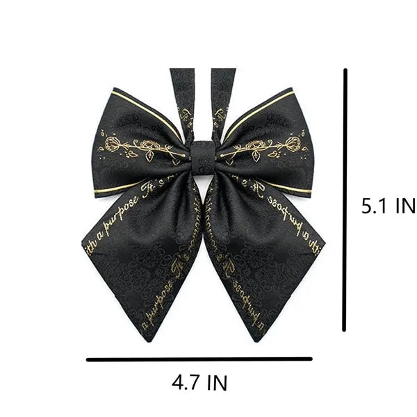 Gothic Rose Bow Tie