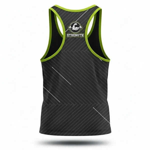 Sublimated 150G Interlock Racerback Tank Top (Unisex)