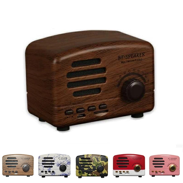 Mini Retro Wireless Bluetooth Speaker