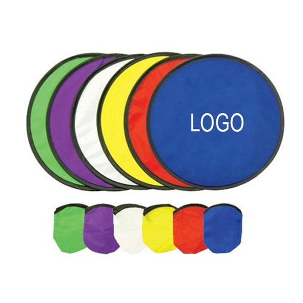 Folding Flying Disk With Pouch