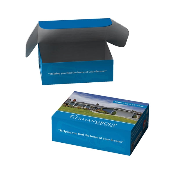 12.5" X 9" X 4" E-Flute Tuck Box Single Side