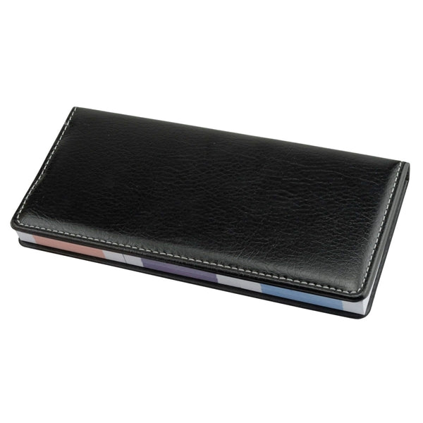 Leather Desktop Caddy with 4 piece Sticky Notepad