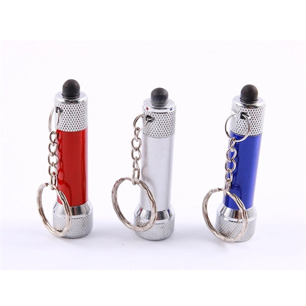 Metal LED Flashlight Keychain