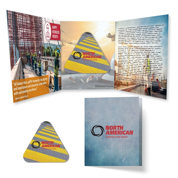 Tek Booklet 2 with Full Color Triangle Coaster