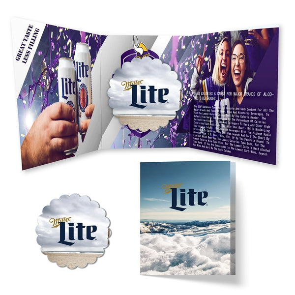 Tek Booklet 2 with Full Color Flower Coaster