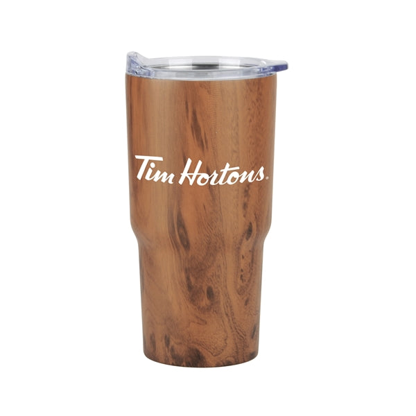 Retro Lunchbox & 20 Oz. Wood Tone Stainless Steel Tumbler