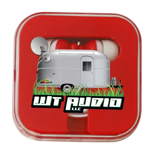 Earbuds with Square Case