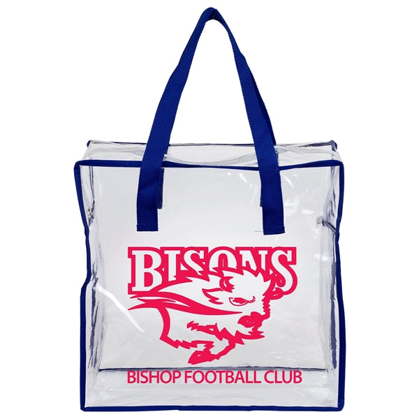 12" x 12" x 6" - ARETE Clear Vinyl Stadium Compliant Bag