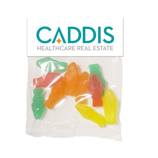 Large Header Bag with Assorted Fish