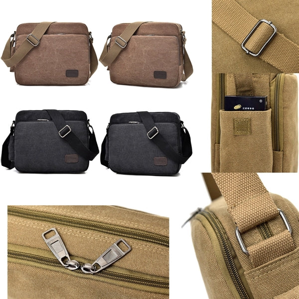 Classic Canvas Messenger Bag
