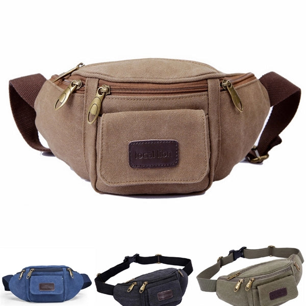 Vintage Canvas Fanny Pack