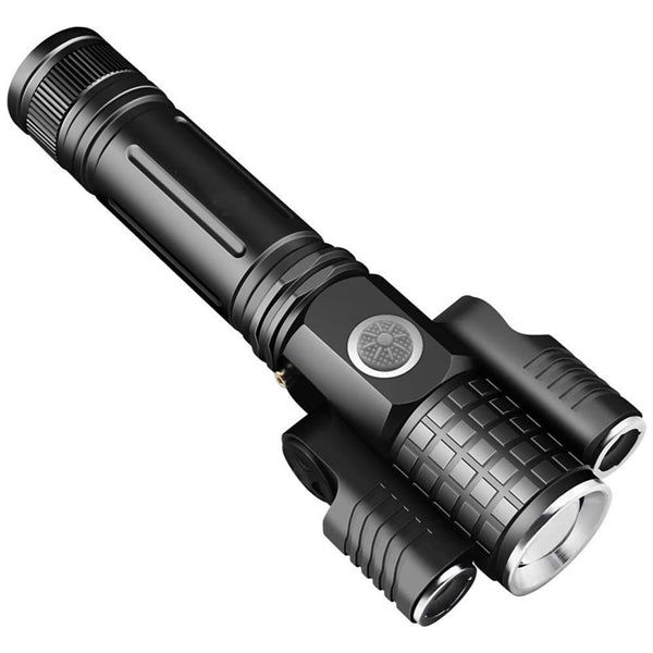 3 Headed USB Charging Tactical Flashlight