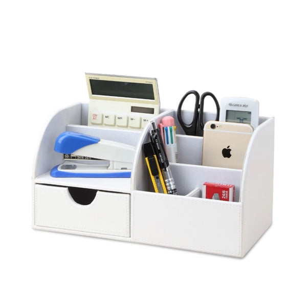 Leather Desk Stationery Holder
