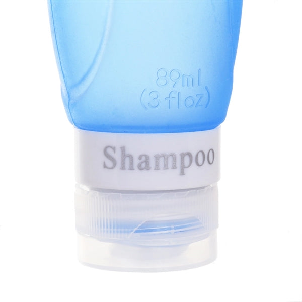 4-pc Silicone Bottle Toiletry Kit