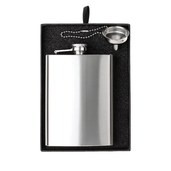 Oakhurst 8 oz. Flask and Funnel Gift Set