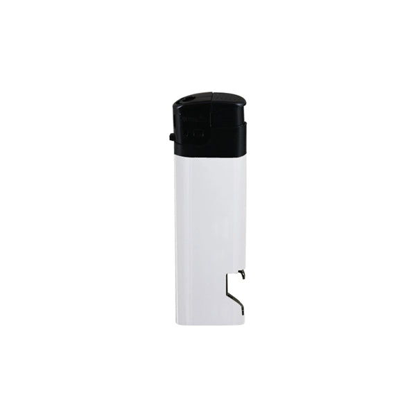 Solid Electronic Lighter w/Bottle Opener