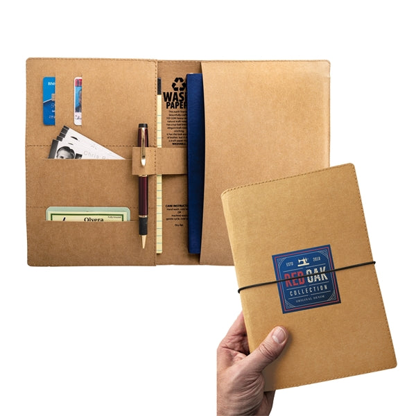 Storm - Washable Kraft Paper Fabric Padfolio