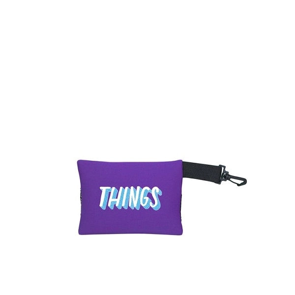 SMALL MESH TRAVEL BAG WITH CLIP