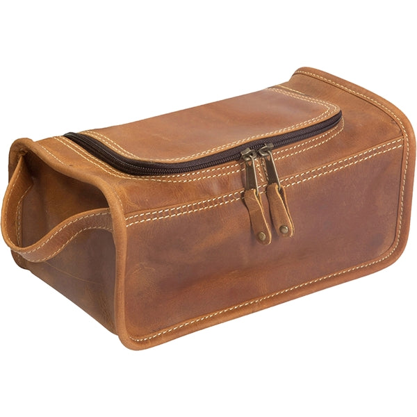 Taylor Falls Leather Travel Kit Bag