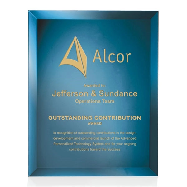 Mirror Plaque - Blue